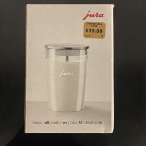 Jura Glass Milk Container-Clear Container